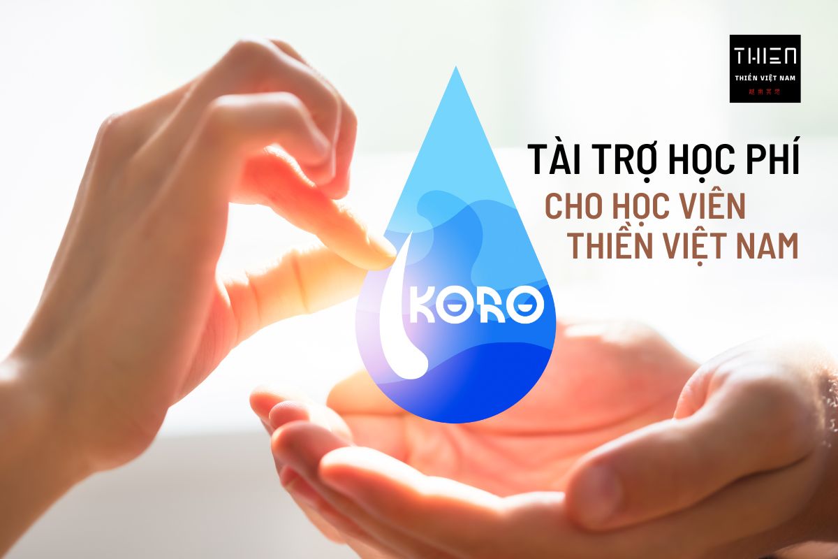 Koro tài trợ học phí cho học viên Thiền Việt Nam